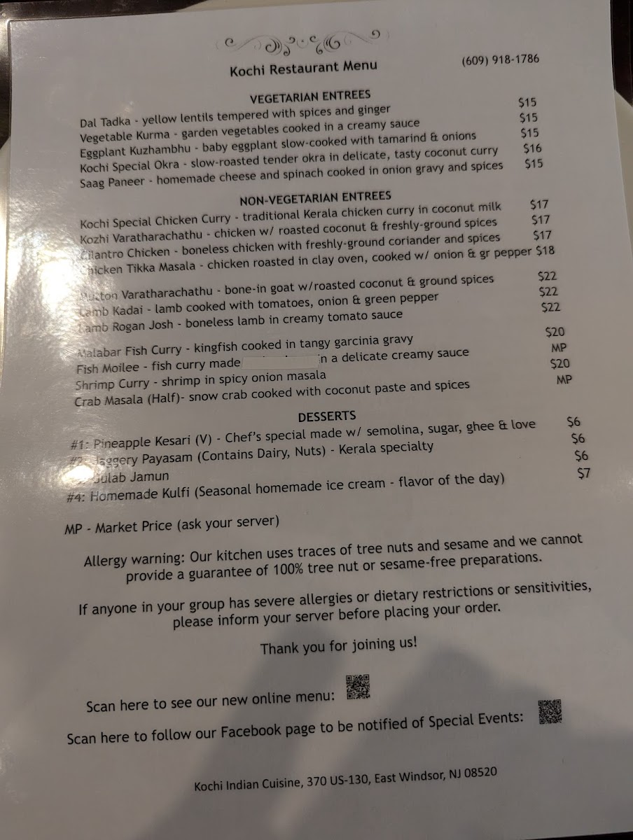Menu Kochi Indian Cuisine-10